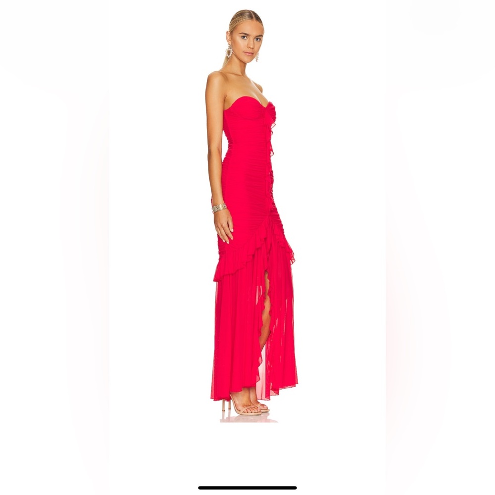Giules Gown in Cherry Red